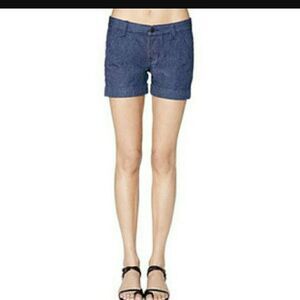 J Brand pinstriped‎ cuffed walking shorts